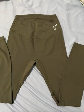 Gymshark Olive Green Sculpting Leggings